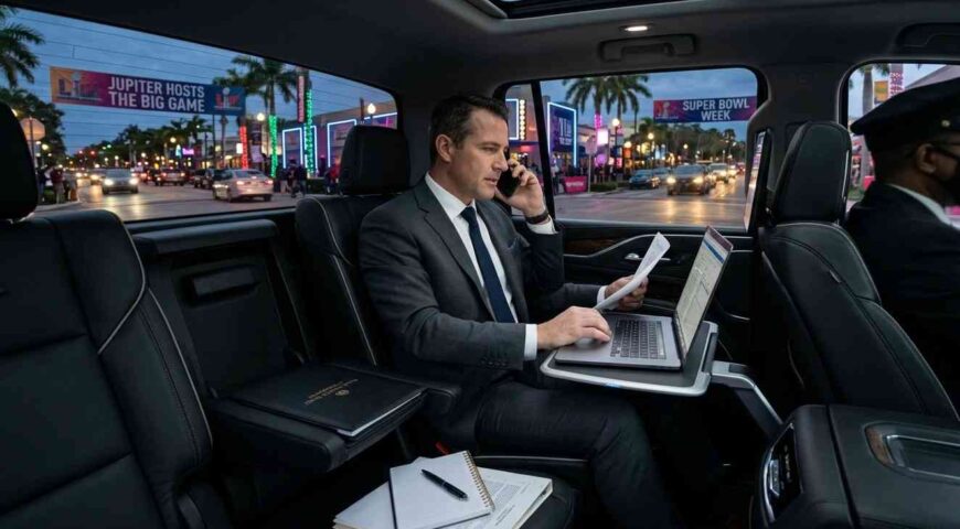 Corporate Transportation in Jupiter During Super Bowl